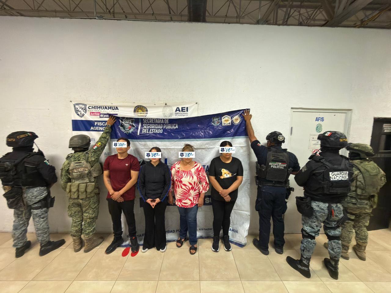 Operativo conjunto termina con cuatro detenidos en la Héroes