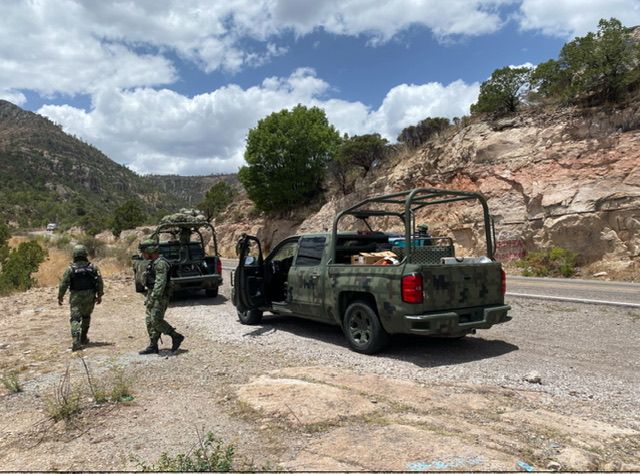 Repelen agresión armada en Atascaderos; aseguran arsenal