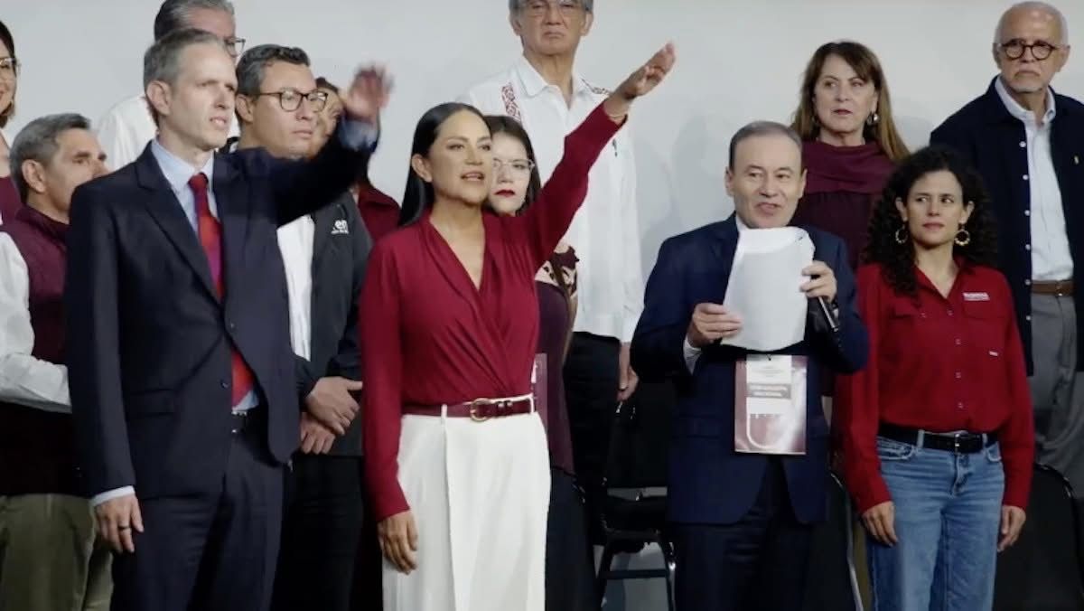 Ariadna Montiel asume dirigencia nacional de Morena; Óscar del Cueto va a Finanzas