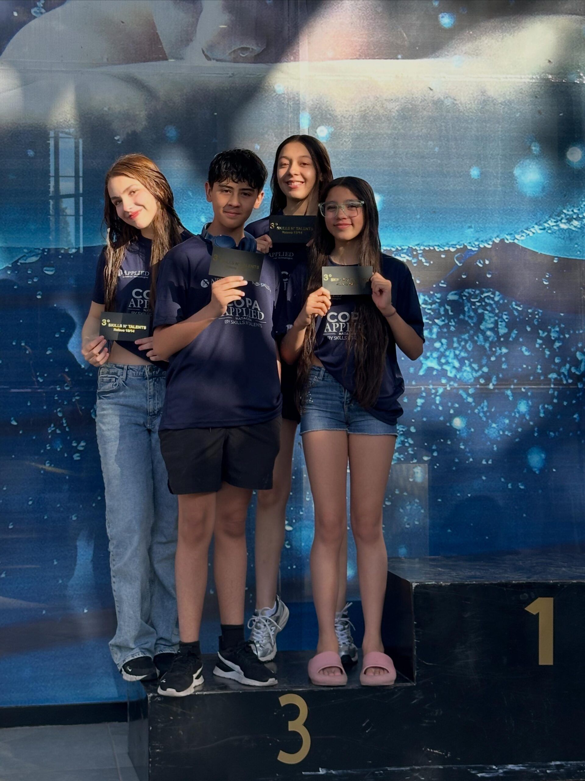 360 Swim Team Parral destaca en Copa Applied by Skills & Talents en Chihuahua