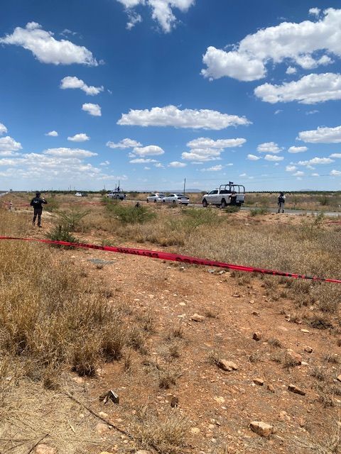 Aseguraron droga a un lado de los cuerpos en la Parral a Jiménez