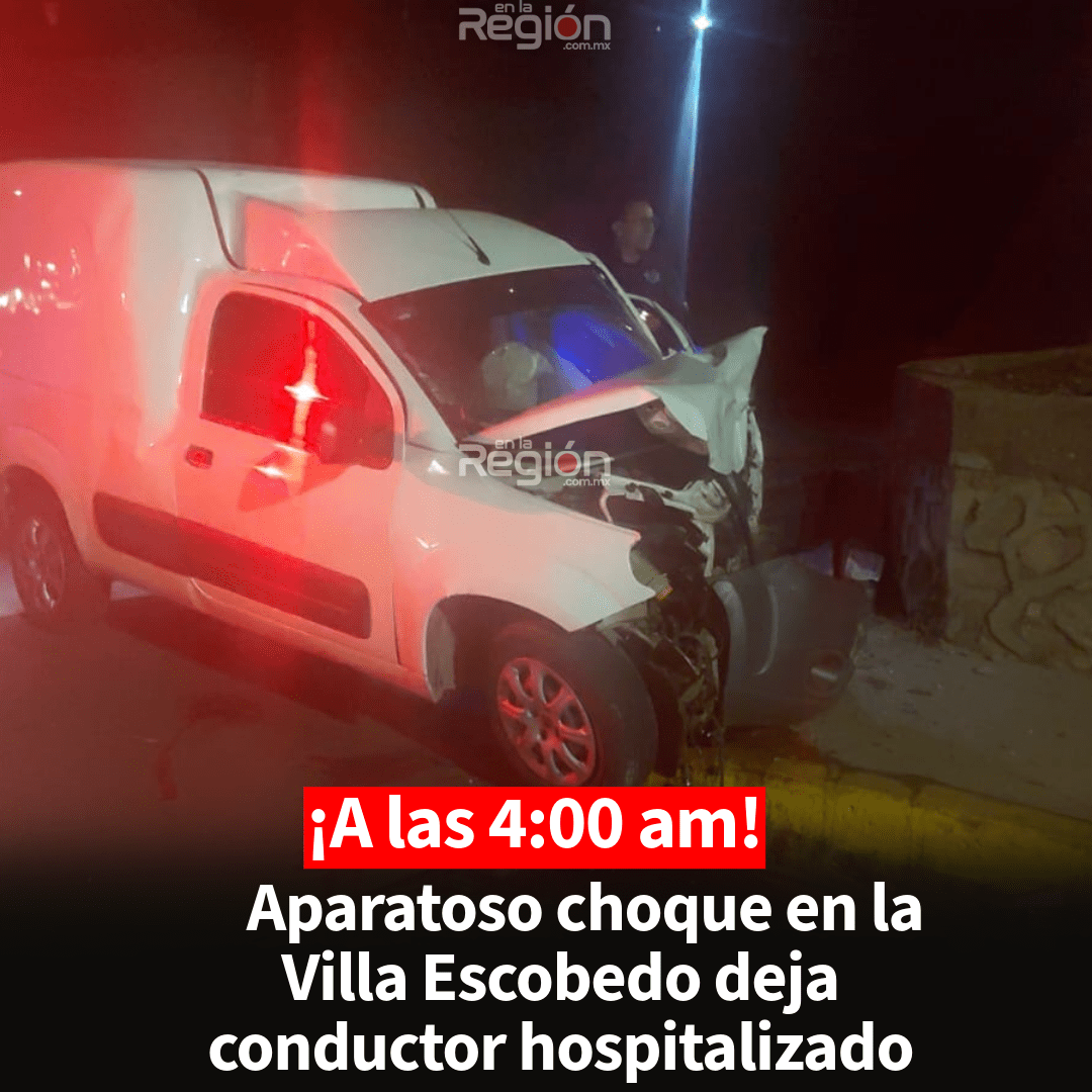 Fuerte impacto contra objeto fijo moviliza a cuerpos de emergencia