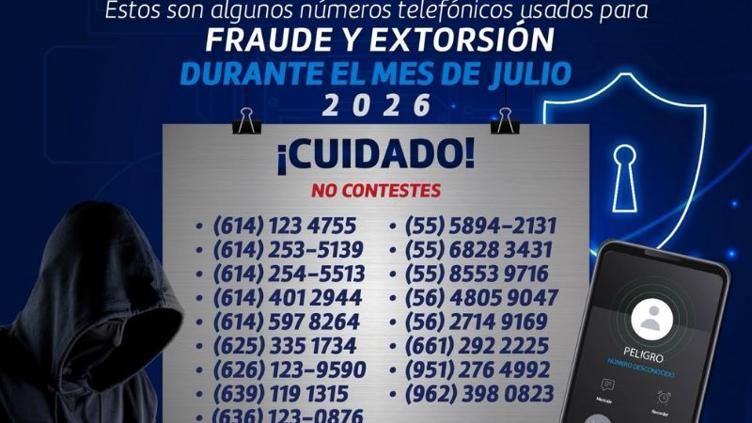 ¡Cuidado con estas llamadas! Advierten por intentos de fraude y extorsión