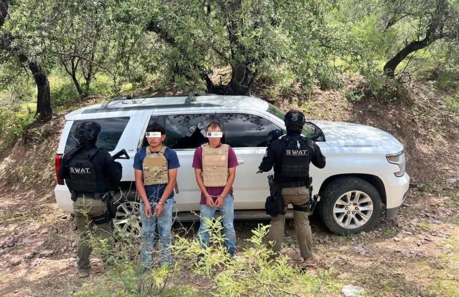 Enfrentamiento en Gran Morelos: capturan a dos y aseguran vehículo