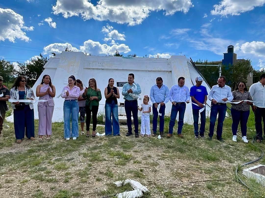 Inauguran rehabilitación de pila de agua en Santa Bárbara: beneficiará a barrios California y Francisco I. Madero