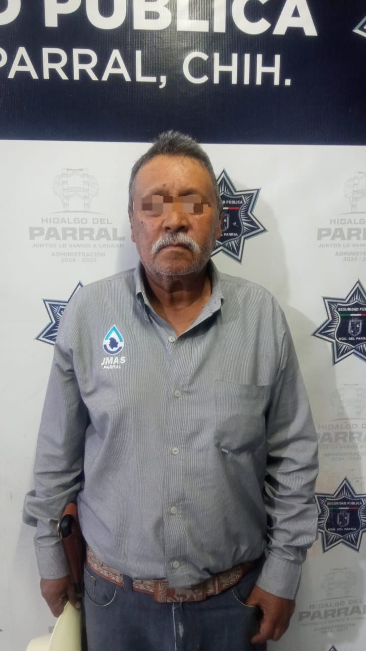 Hombre de 74 años amedrenta con arma de fuego; yerno logra desarmarlo en Parral