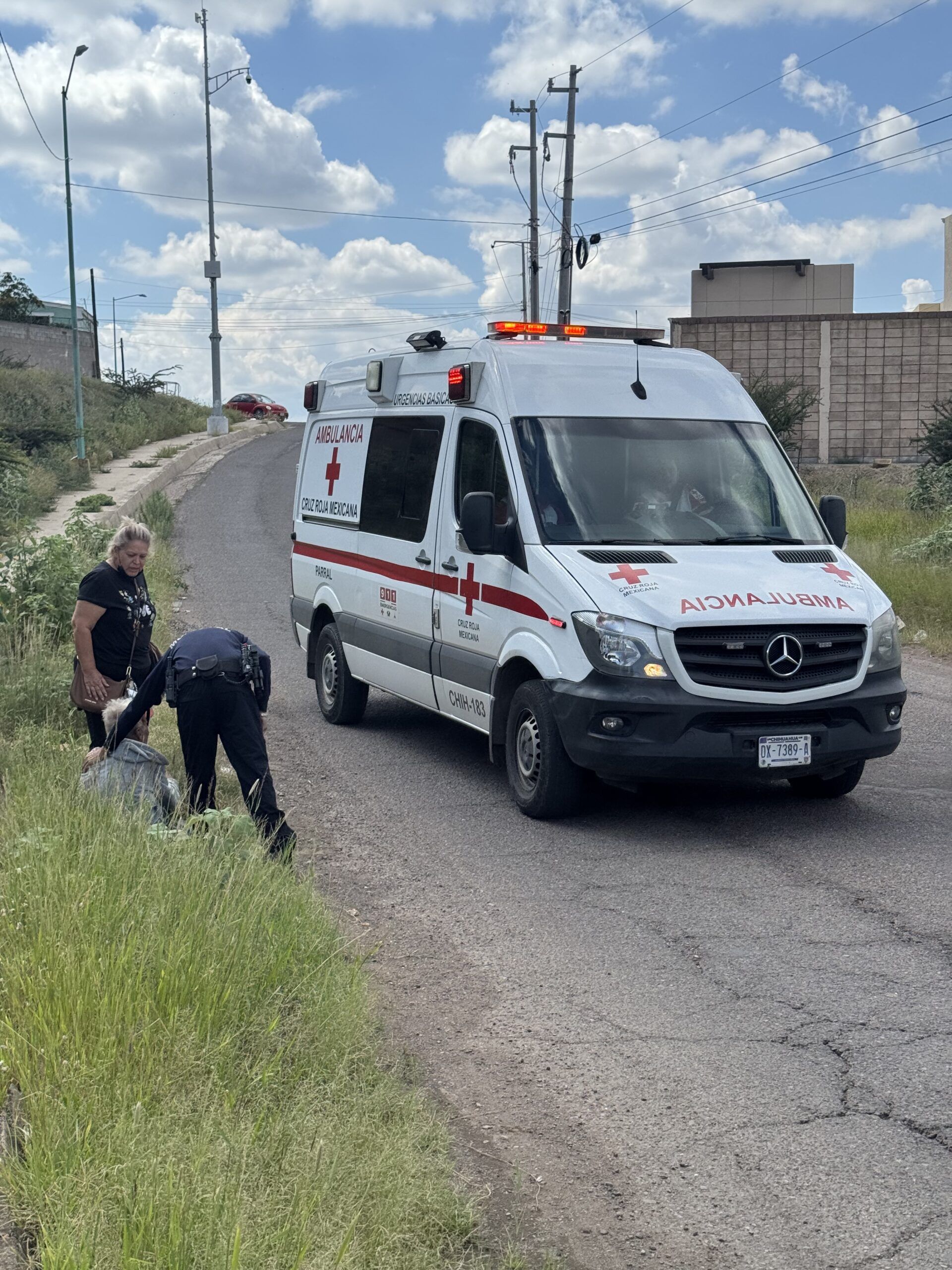 Adulto mayor en estado etílico se cae y se lesiona en la cabeza
