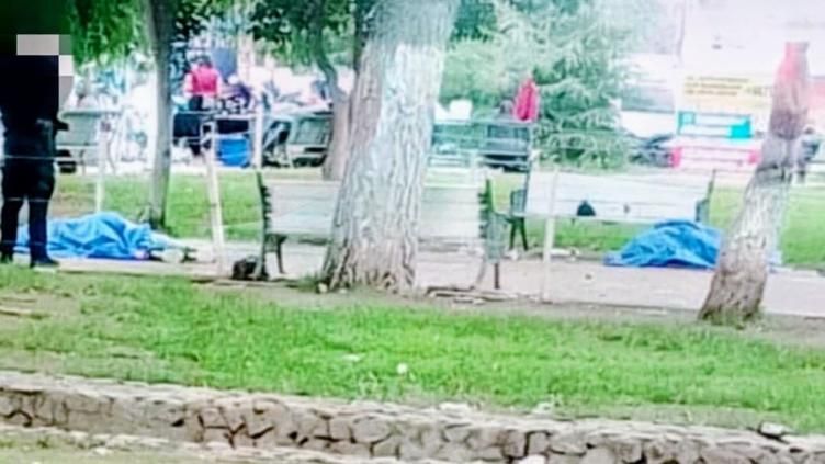 Riña en plaza principal de Rubio deja 2 muertos y 2 heridos