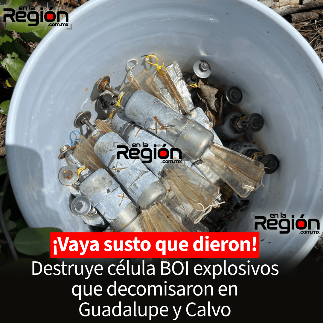 Confunden detonaciones con granadas: psicosis en Guadalupe y Calvo por destrucción de explosivos