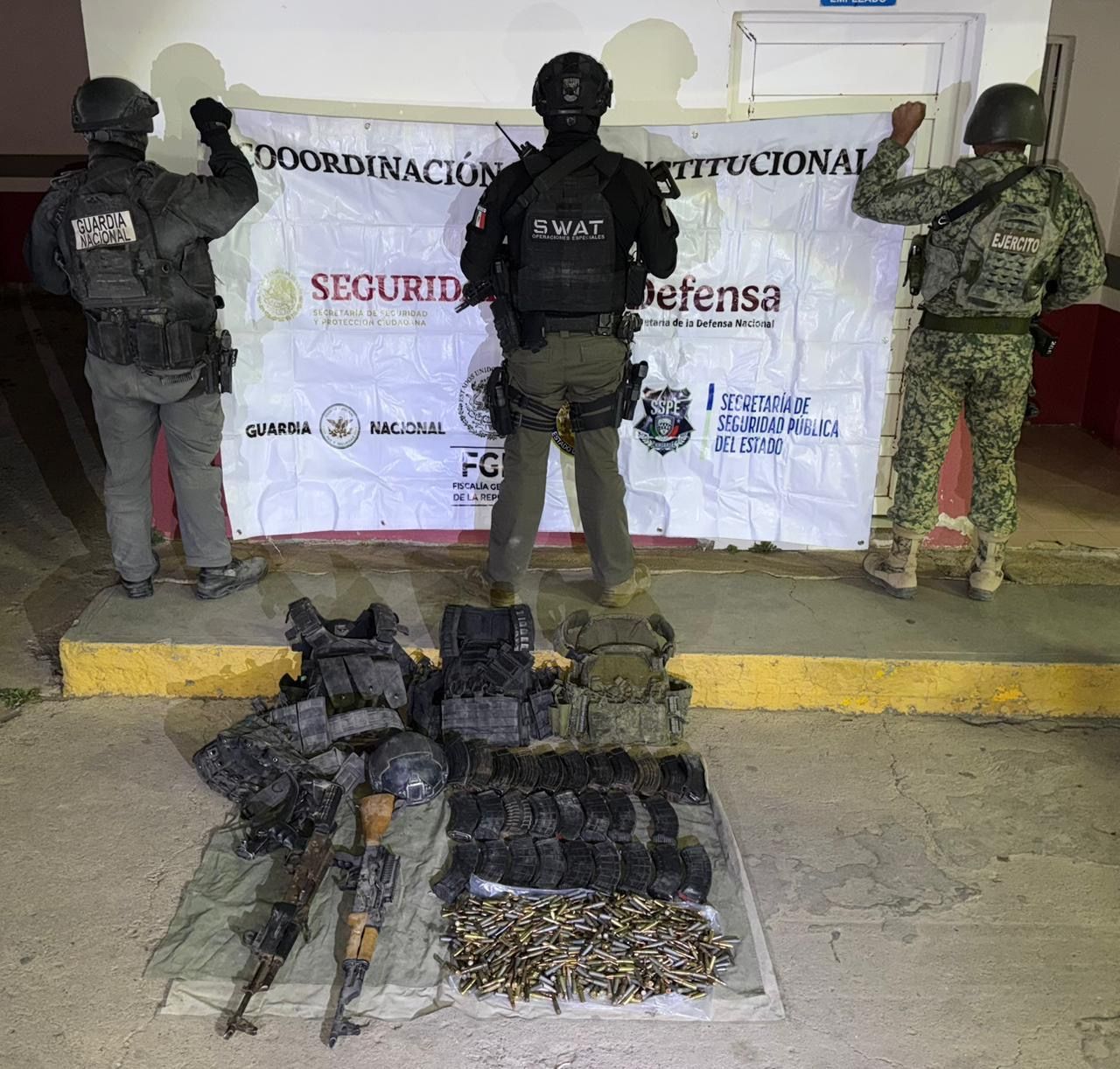 SSPE reporta contundentes resultados del operativo en Guachochi: armas, droga y vehículos asegurados