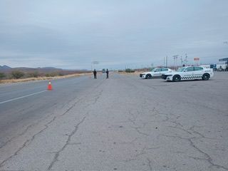 Guardia Nacional instala punto de inspección en la carretera Parral–Jiménez