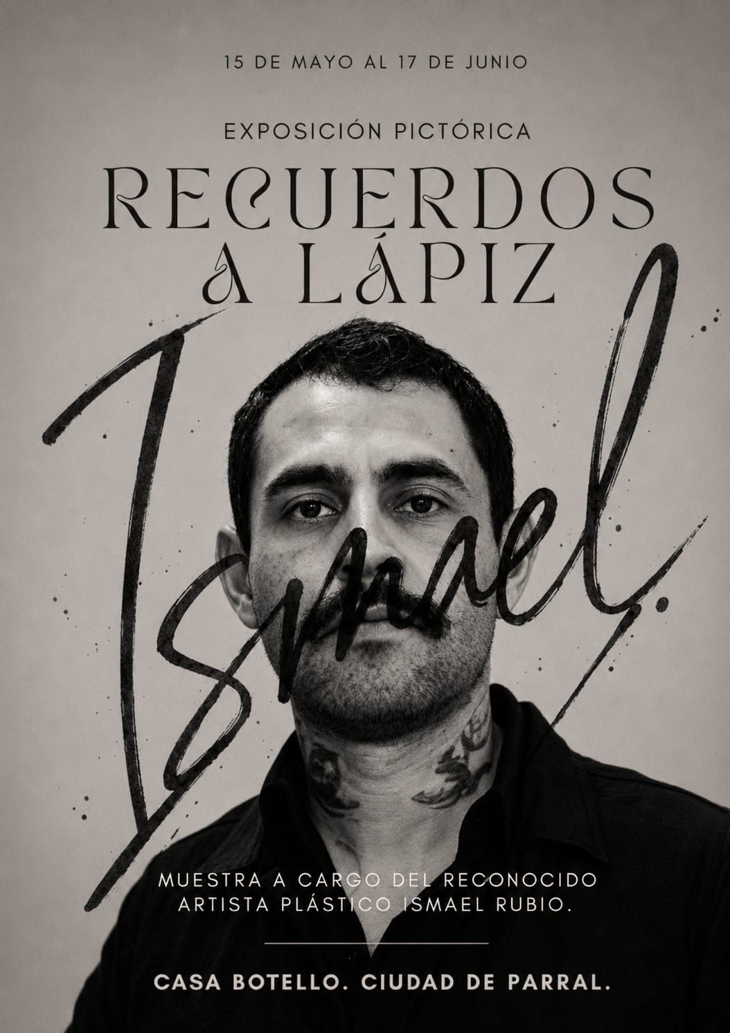 Parralense llevará su arte a Casa Botello con la exposición “Recuerdos a Lápiz”