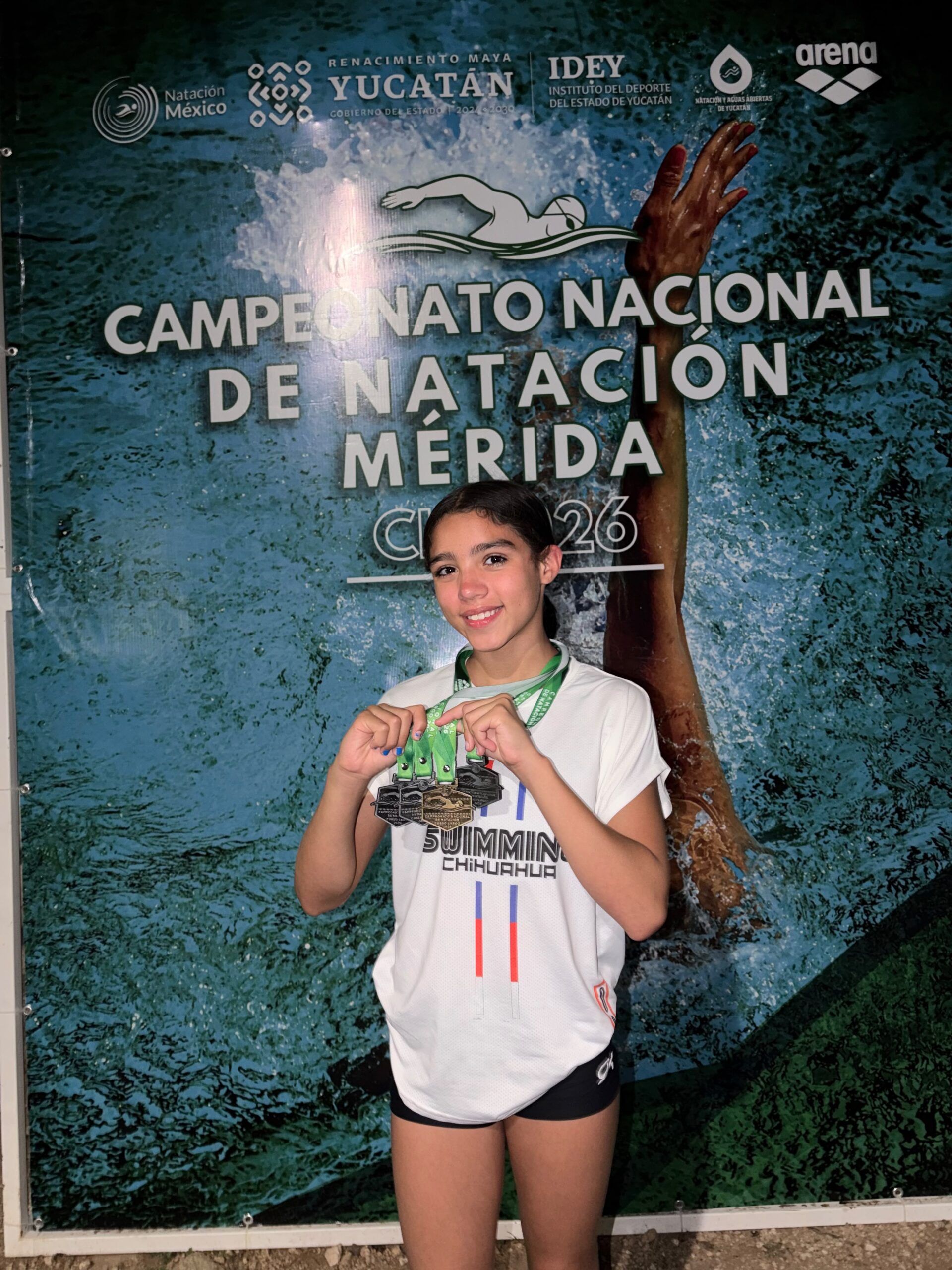 Parralense destaca en el Nacional de Natación y pone en alto a Chihuahua