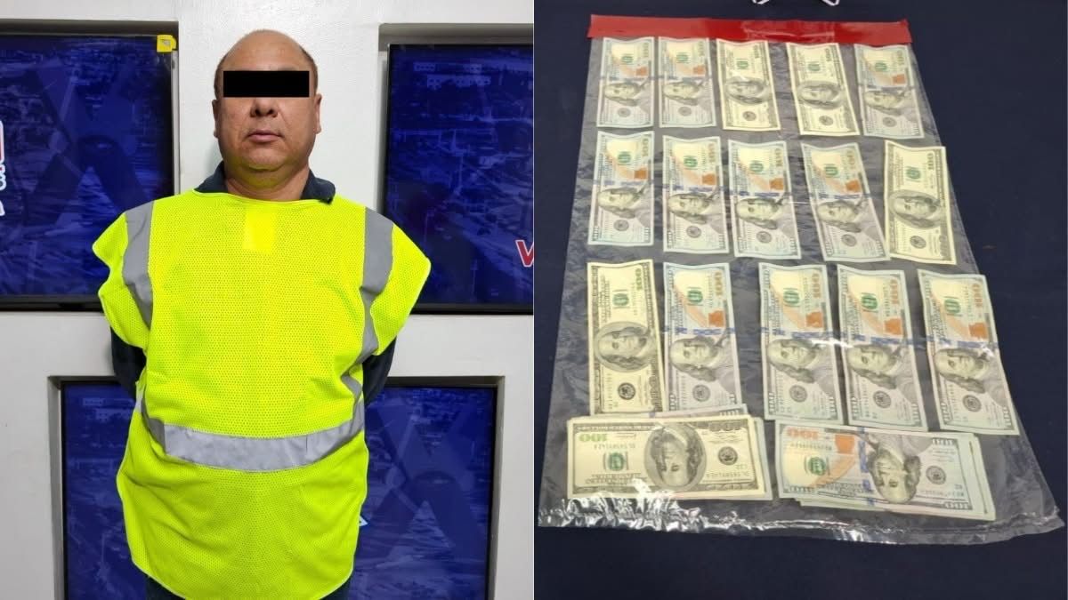 Ofreció a polis más de 2 mil dólares; iba armado
