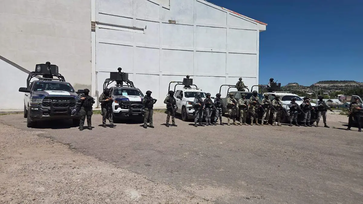 – Implementan operativo de seguridad en la Sierra Tarahumara