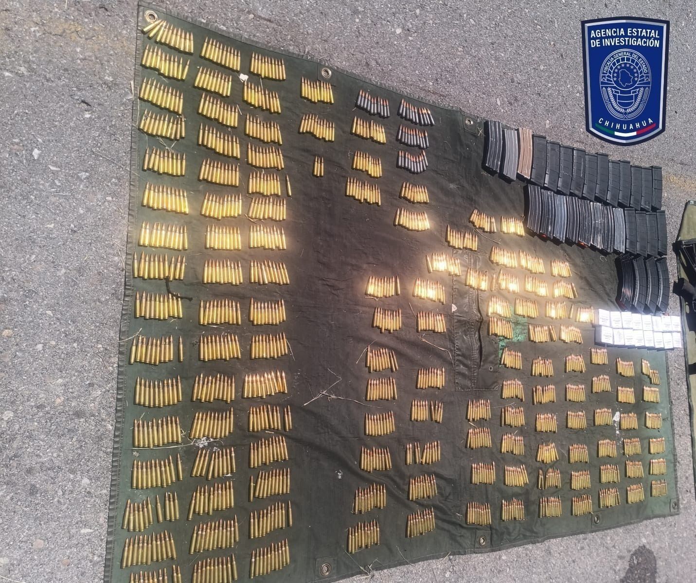 Aseguran 8 armas y más de 2 mil cartuchos tras balacera en Nonoava