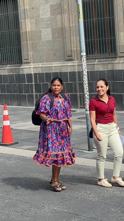 De Guachochi a Palacio Nacional: Lorena Ramírez llega al Informe