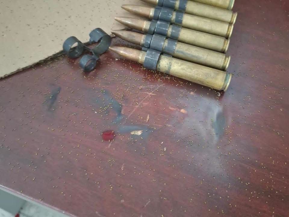 Policía Estatal resulta herido tras detonación de cartucho calibre .50