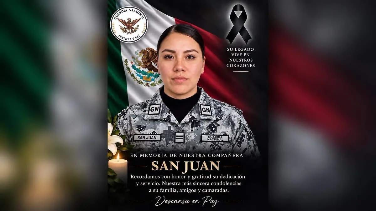 Sepultan en Veracruz a elemento de la Guardia Nacional atropellada en Cuauhtémoc
