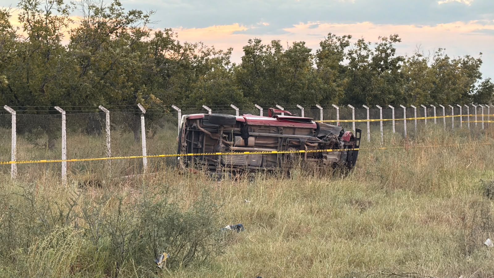 Volcadura en carretera Jiménez-Búfalo deja un muerto y dos lesionados