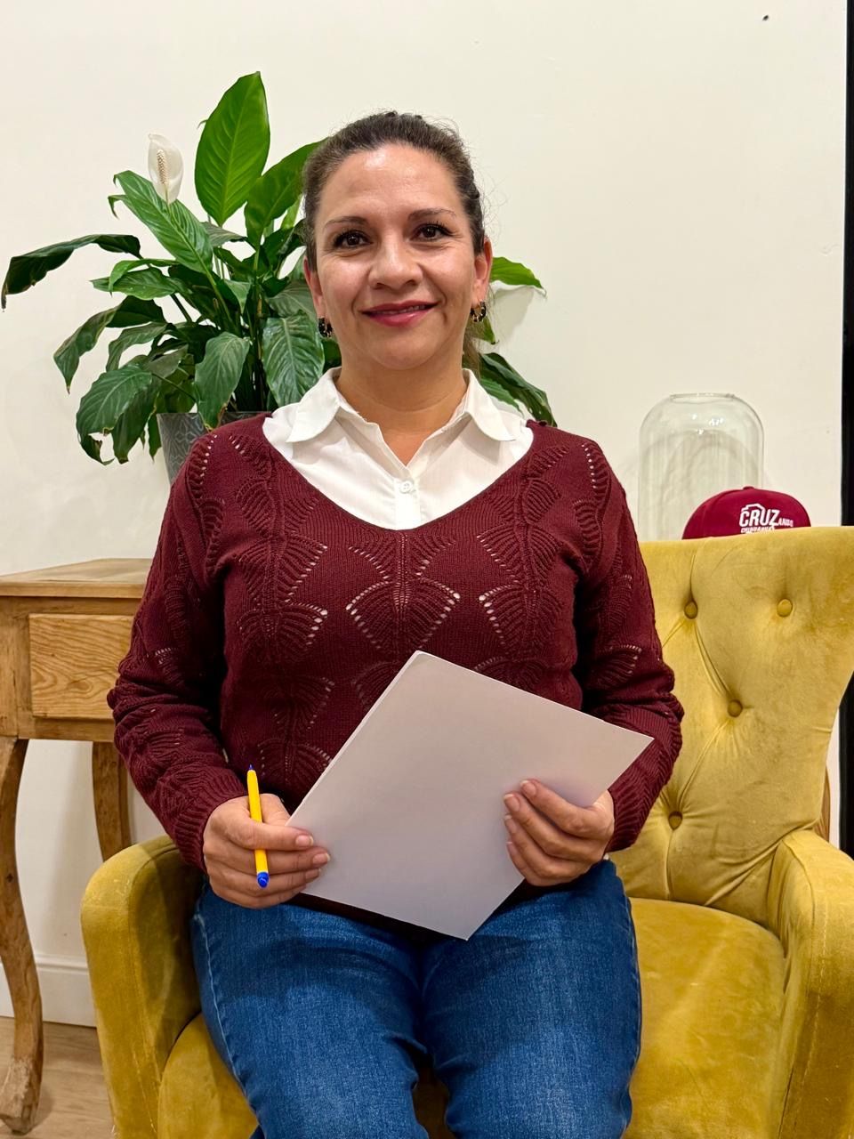 Mónica de la Cruz llama a elevar el debate político en Parral