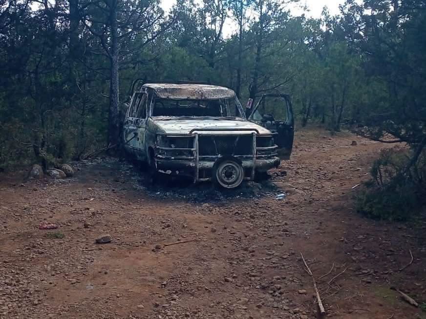 Dejan cuerpo calcinado en brecha del municipio de Madera