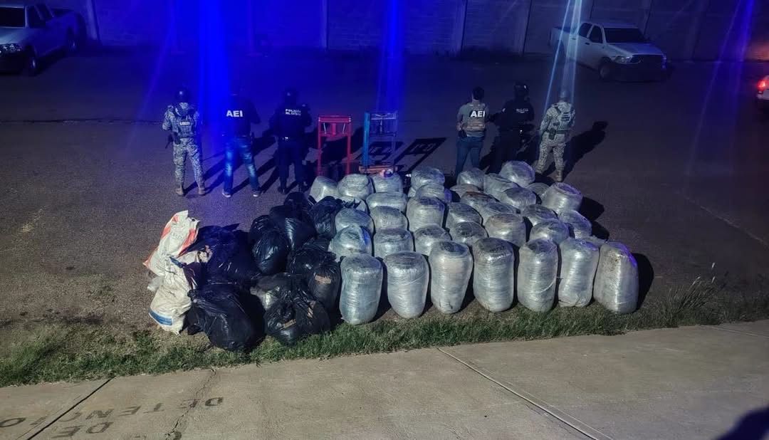 Golpe al narco en Parral: decomisan 983 kilos de presunta marihuana