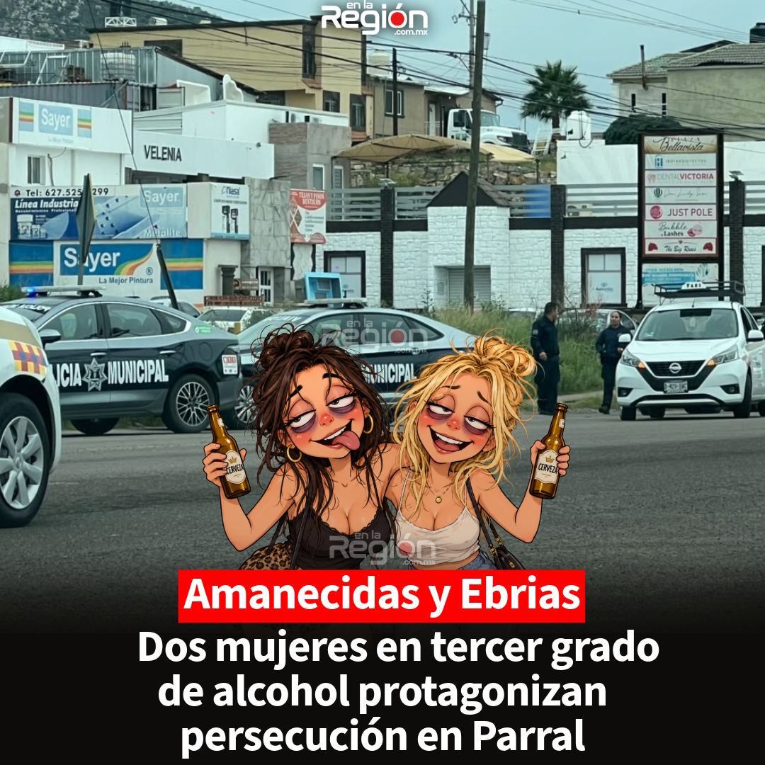 Persecución inicia en pleno Centro y termina en el Periférico Norte; detienen a dos mujeres